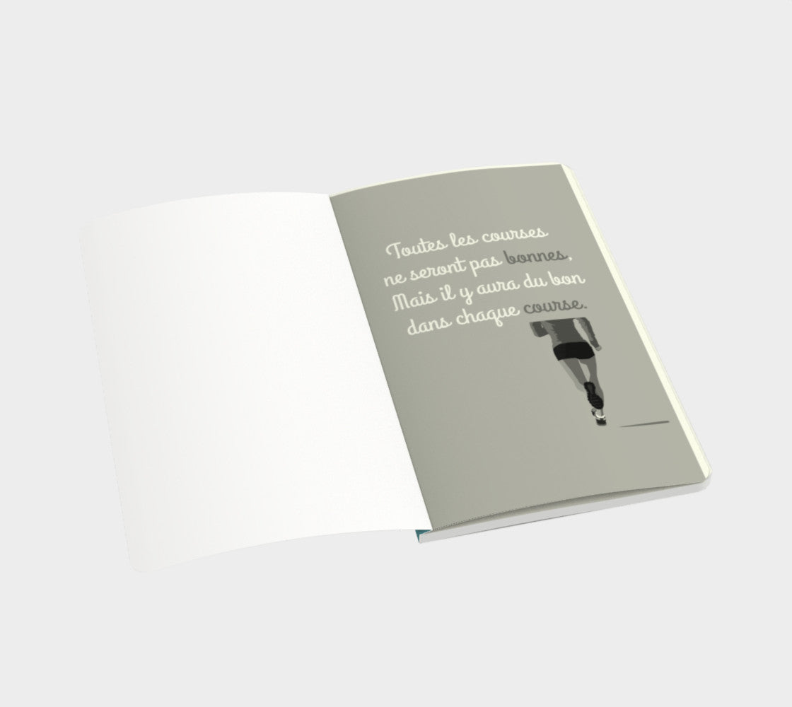 Carnet running "Il y aura du bon dans chaque course"